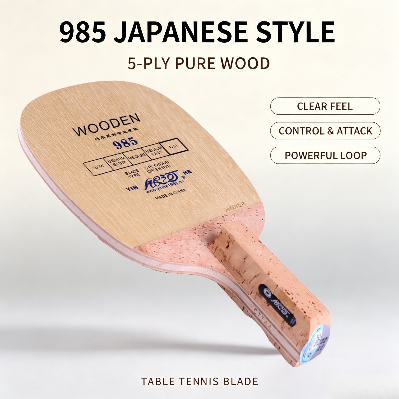 Table Tennis Blades - YINHE 985 Japanse Penhold Tafeltennis Blade