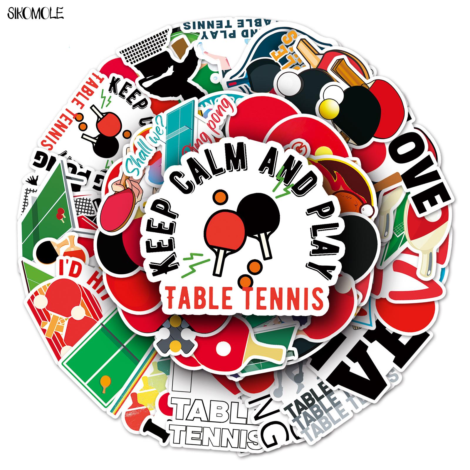 Table Tennis Youth - 10/30/50Pcs Ping-Pong Bal Stickers Diy Kids