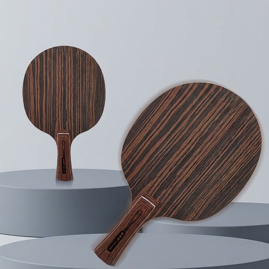 Table Tennis Blades - Ebony tafeltennisbat, snel aanvalsontwerp, 5 hout