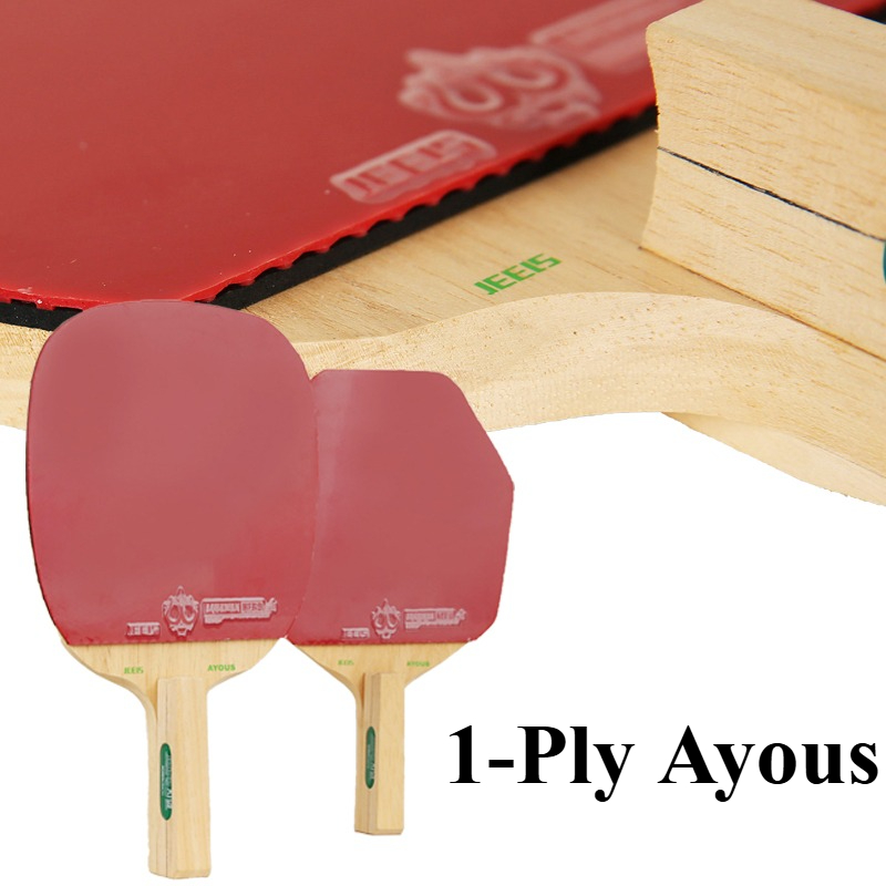 Table Tennis Blades - JEELS Japanse 1-laags Ayous houten tafeltennisbat