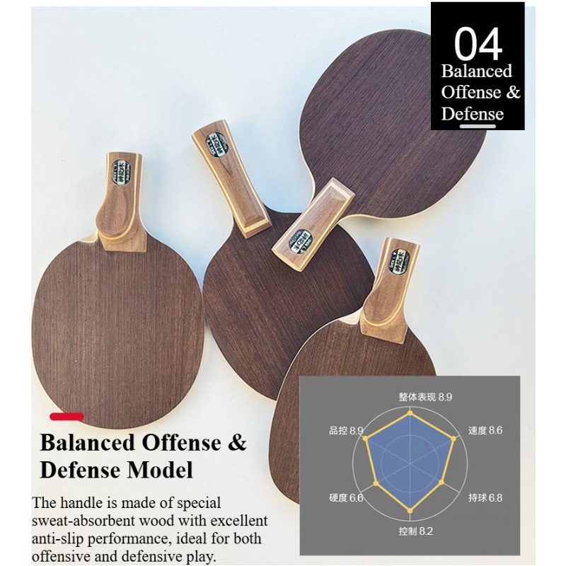 Chinese/Japanse Penhold Tafelt - Table Tennis Blades recensie en prijs
