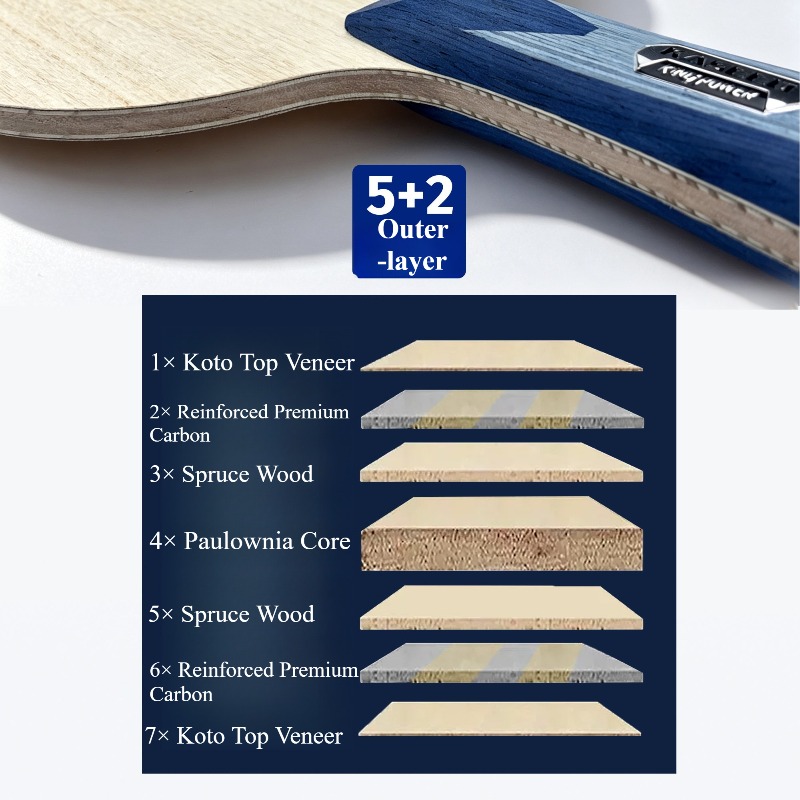 KASEED KING POWER S211 Tafelte - Table Tennis Blades recensie en prijs