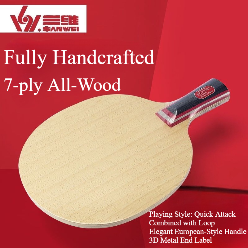 Nieuw SANWEI FEXTRA 7 Tafelten - Table Tennis Blades recensie en prijs
