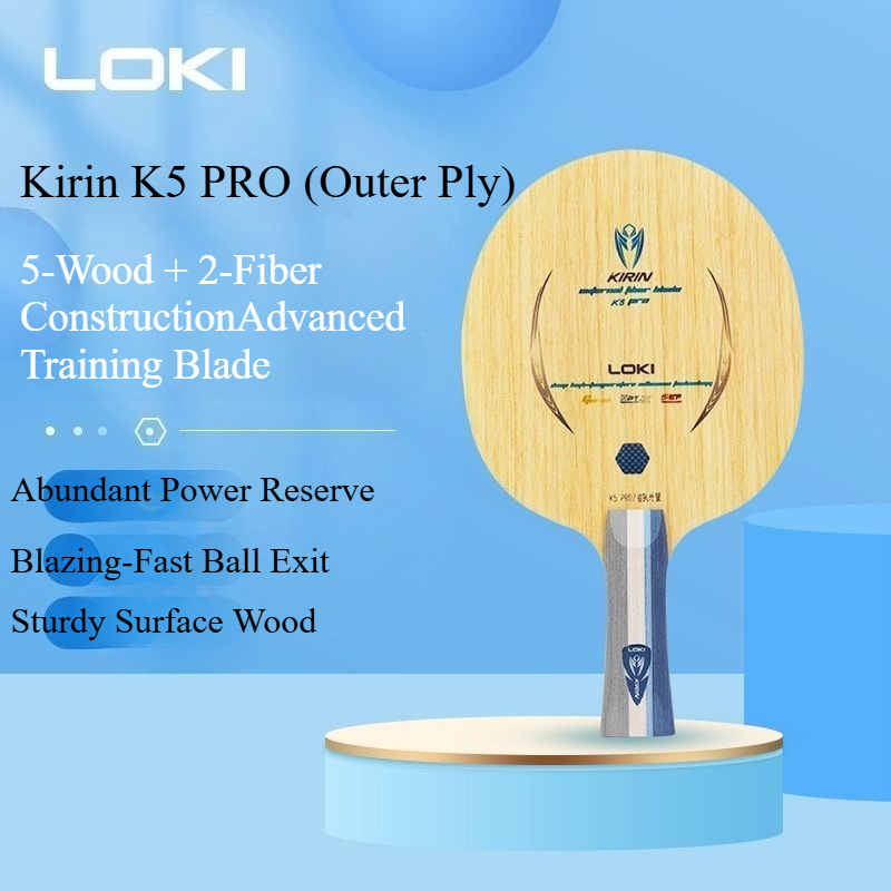 LOKI Kirin K5 PRO Tafeltennisb - Table Tennis Blades recensie en prijs