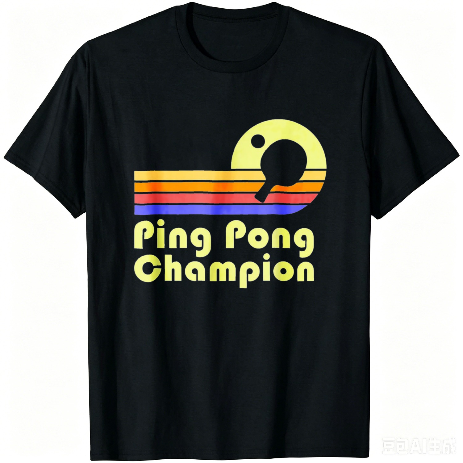 Ping Pong Kampioen - Vintage T - Table Tennis Champion recensie en prijs